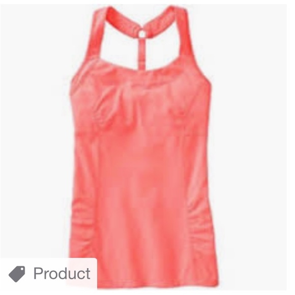 Athleta Tops - Athleta Peace of Mind Bra Inset Cami Light Coral